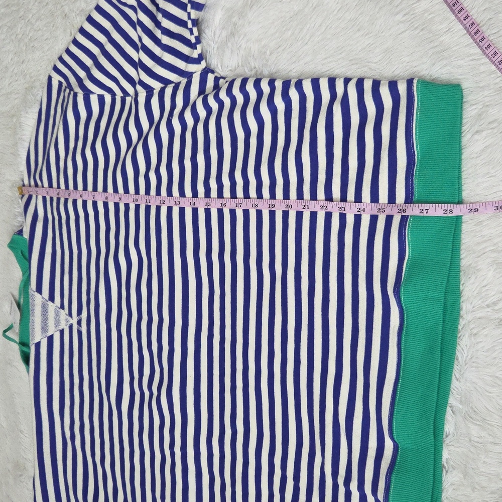Free People Classic Striped Oversized Crewneck Sand Dollar Combo - Picture 8 of 9